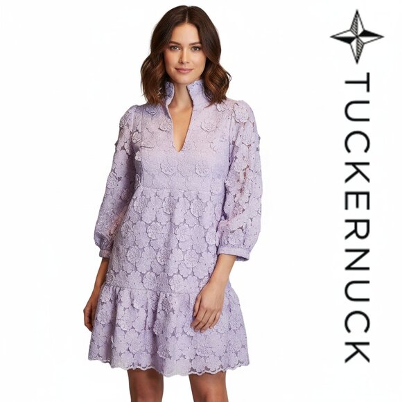 lilac lace palmerston dress TUCKERNUCK Lilac Lace Palmerston Dress Size L NWT Retail $328 Tuckernuck